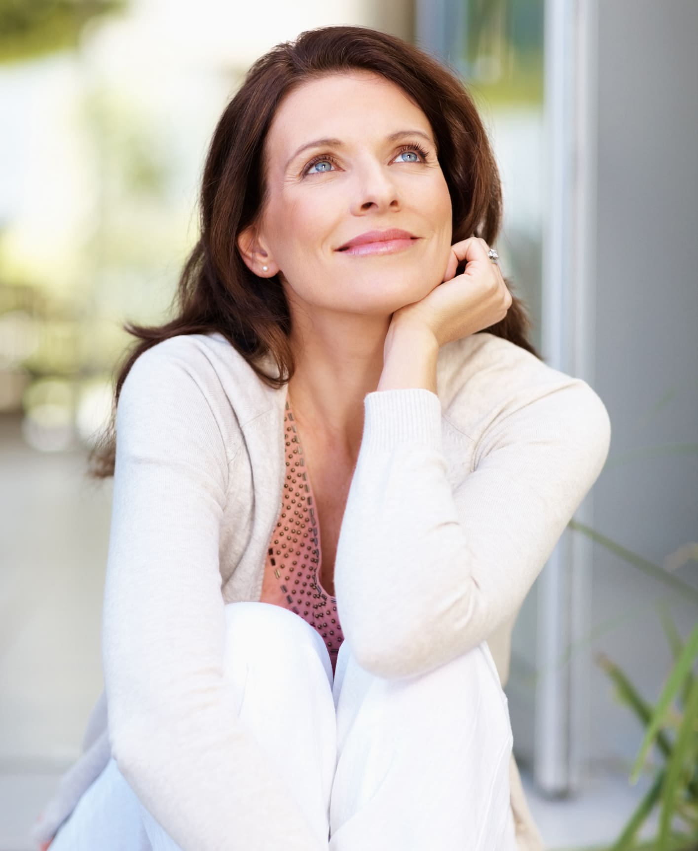 Smiling mature lady looking up ACCUTITE in Jacksonville, FL
